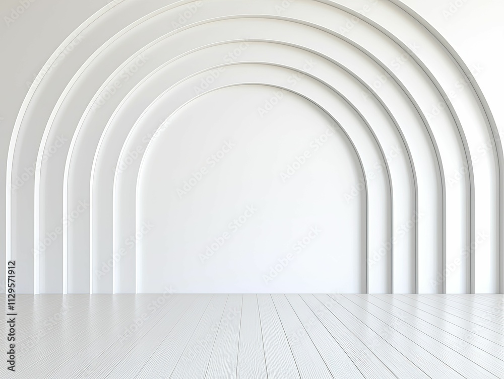 Softly diffusing circles merging into tranquil lines, bright white backdrop, peaceful expression of connection.