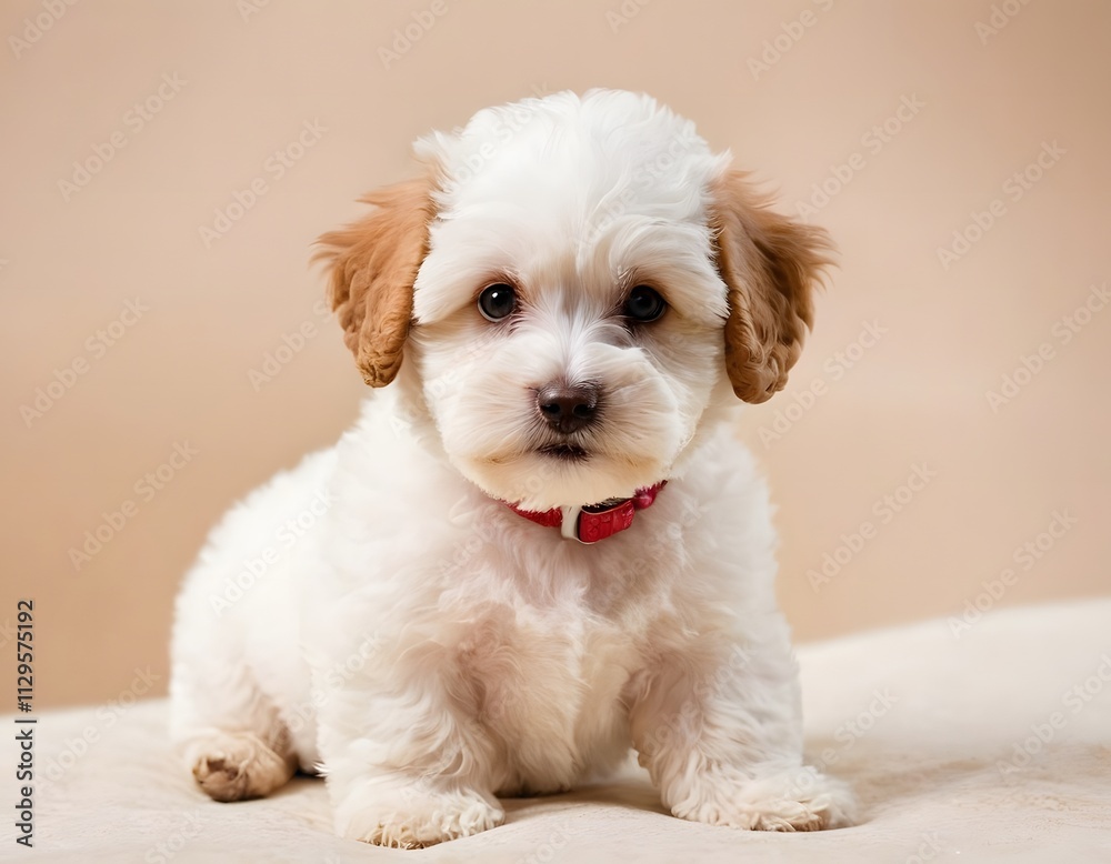cute smiling friendly dog puppy isolated on a colored background cute smiling friendly dog puppy isolated on a colored background