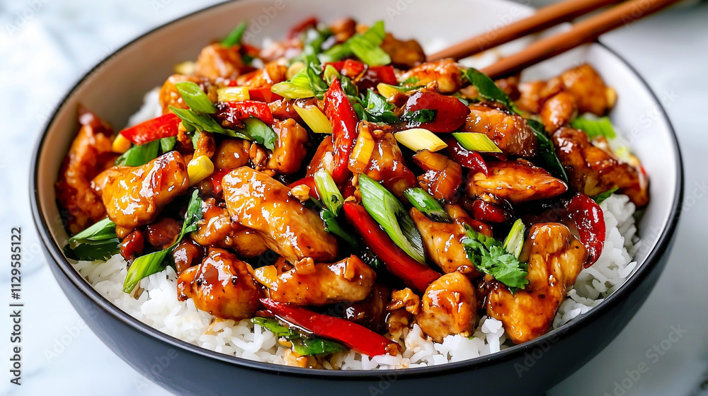 Fototapeta premium Kung Pao Chicken