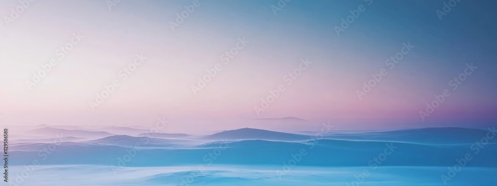 Obraz premium Minimalist Blue Gradient Background for Modern Design Projects