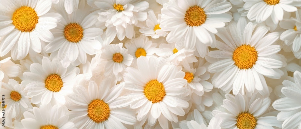 Fresh Floral Pattern Beautiful Daisies Fresh Floral Pattern Beautiful Daisies