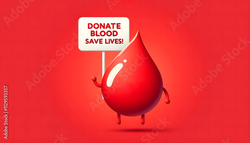 The Gift of Life: Blood Donation Symbol