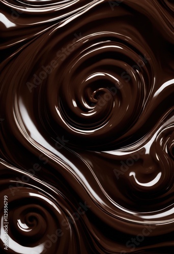 indulgent chocolate swirls artfully designed luxe marble evoking sense gourmet delight culinary creativity, countertop, dessert, pastry, patterns, texture