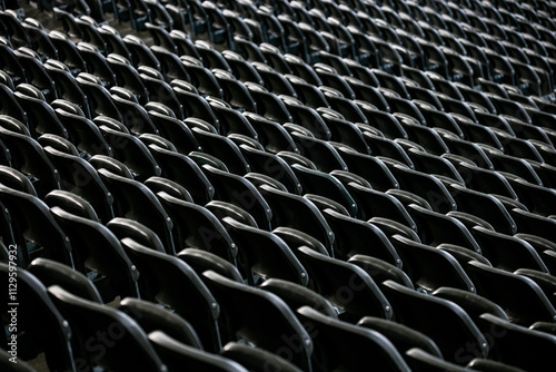 empty seats in a stadium