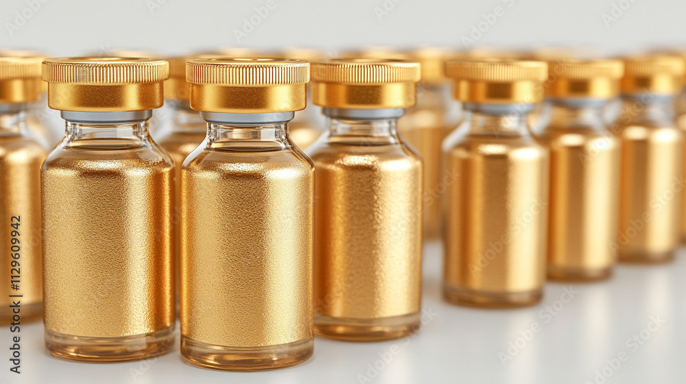 medical vials on a production line, symbolizing pharmaceutical manufacturing, precision, healthcare, and the importance of science in developing life-saving medications medical vials on a production line, symbolizing pharmaceutical manufacturing, precision, healthcare, and the importance of science in developing life-saving medications