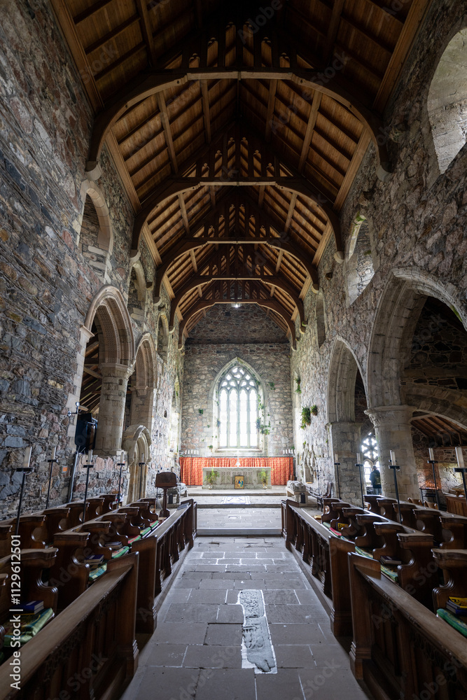 Fototapeta premium Iona Abbey and Nunnery - Scotland