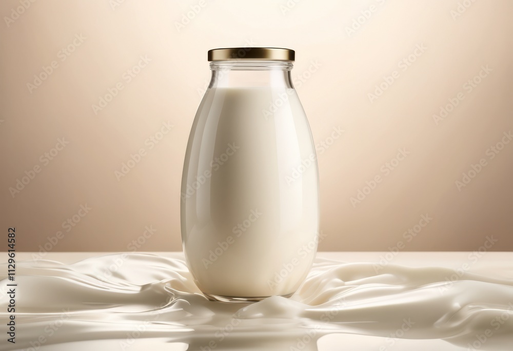 smooth creamy milk elegantly pouring into stylish upscale glass jar capturing fluid motion silky texture minimalist background, liquid, beverage, dairy, white smooth creamy milk elegantly pouring into stylish upscale glass jar capturing fluid motion silky texture minimalist background, liquid, beverage, dairy, white