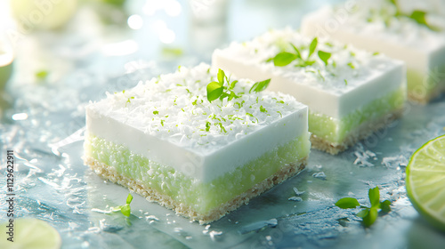 Tangy Coconut Lime Dessert Bars photo