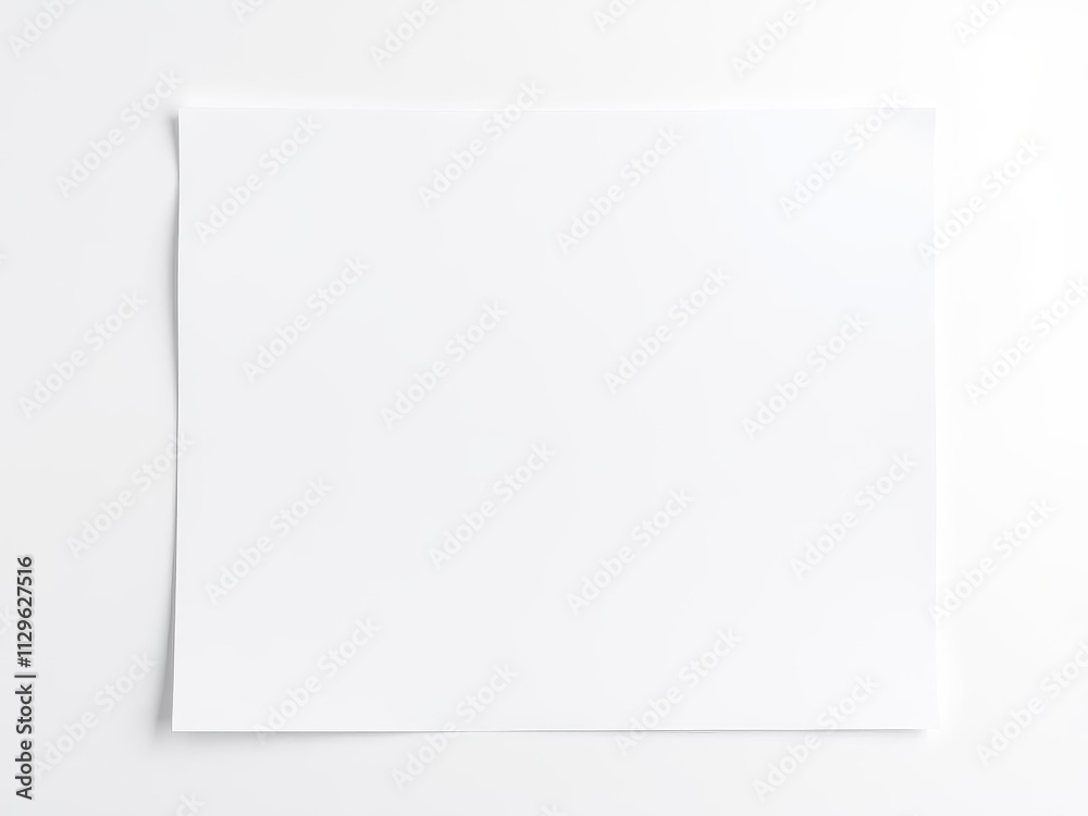 Smooth white paper background with slight texture, perfect for showcasing designs or writing, sheet, texture, blank