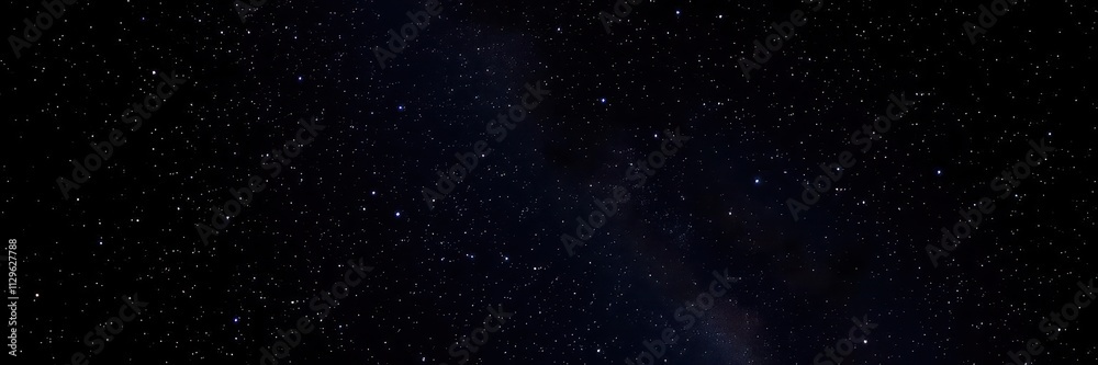 Starry night sky with sparkling stars on a black background, universe, nature Starry night sky with sparkling stars on a black background, universe, nature