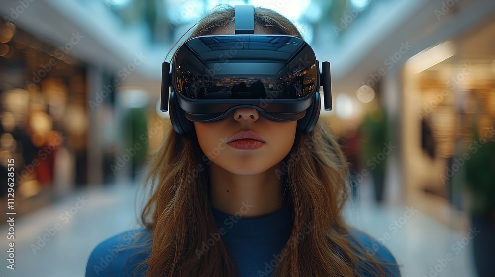 VR showroom engaging customers with innovative tech in a shopping center VR showroom engaging customers with innovative tech in a shopping center