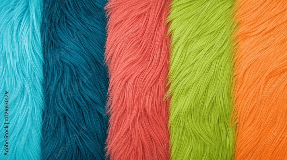 A collection of raw fur swatches arranged to highlight their natural textures, animal hide patterns, and luxurious crafting potential. A collection of raw fur swatches arranged to highlight their natural textures, animal hide patterns, and luxurious crafting potential.