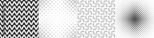 Black and white pattern collection