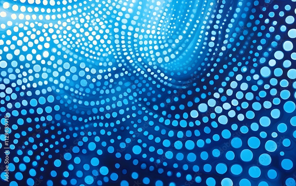 A Digital blue dots background design A Digital blue dots background design