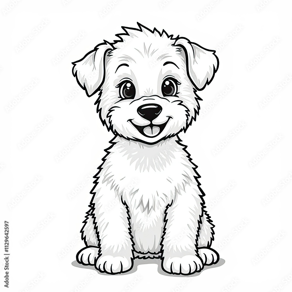 Fototapeta premium fun kids' coloring art with educational elements