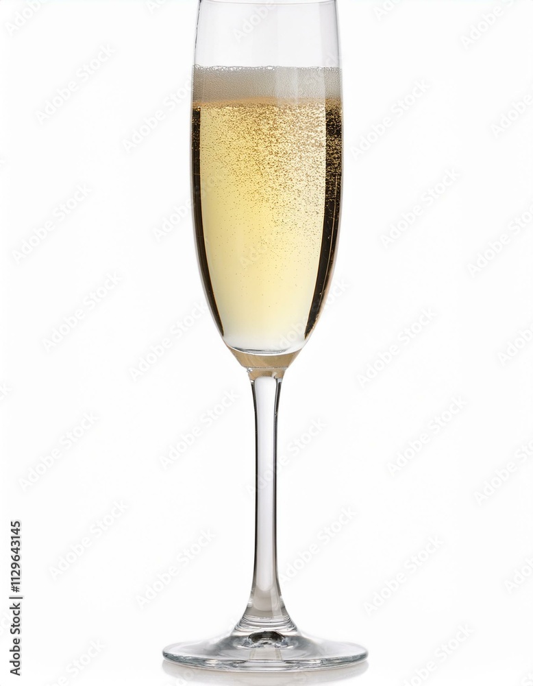 A glass of sparkling wine, perfect for a celebration! A glass of sparkling wine, perfect for a celebration!