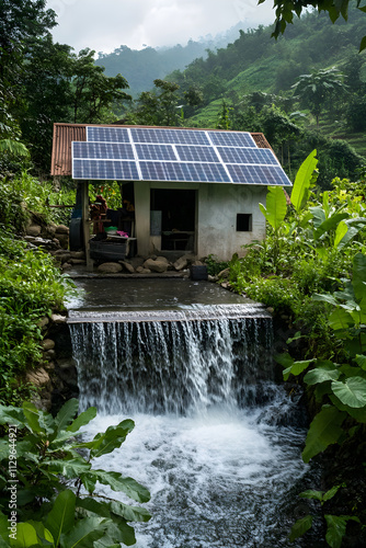 Empowering Remote Villages: A Glimpse at Sustainable Hydroelectric and Solar Energy Solutions photo