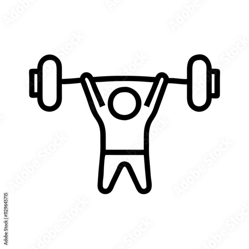 Weightlifting icon