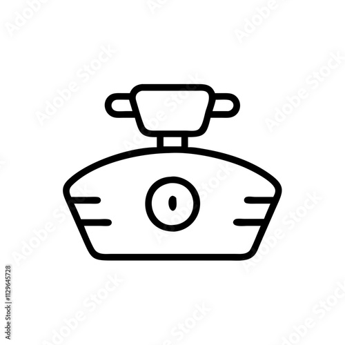 Weight plate icon