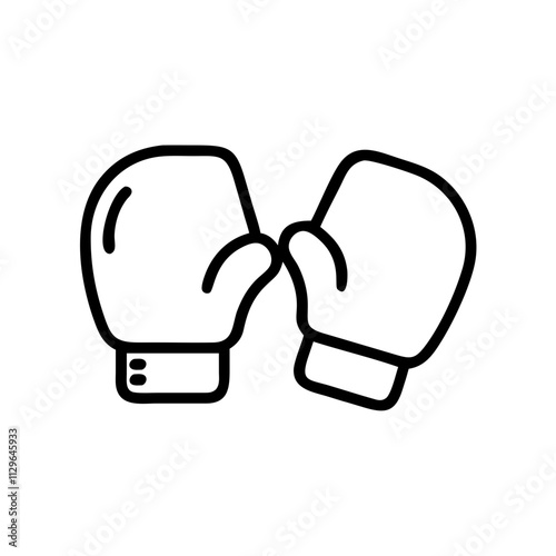 Boxing gloves icon