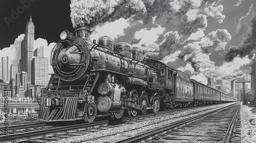 City chronicles: a close-up on a winning steam train