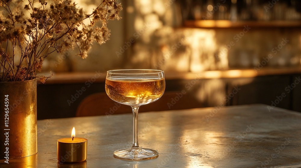 Glass of wine with candle. Romantic. Glass of wine with candle. Romantic.