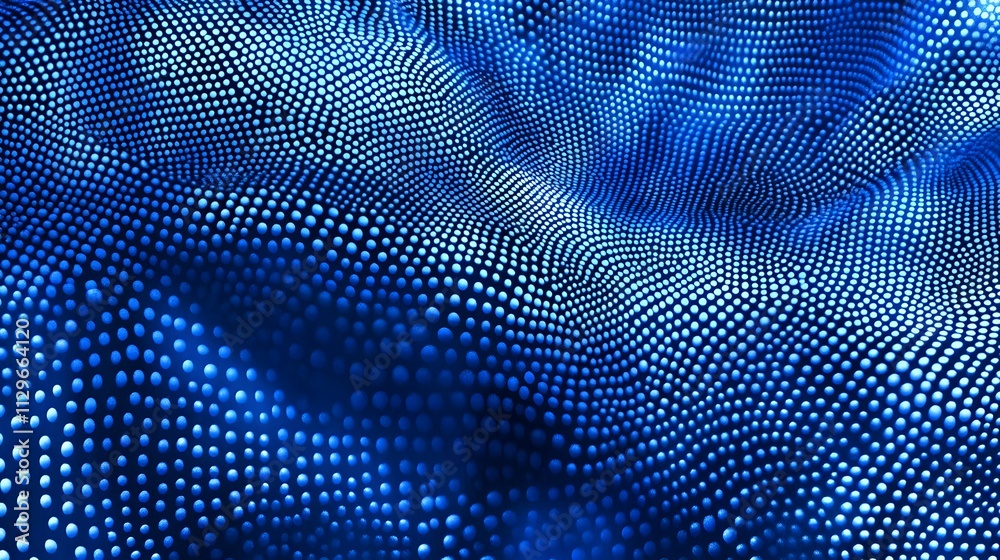 A Digital blue dots background design A Digital blue dots background design