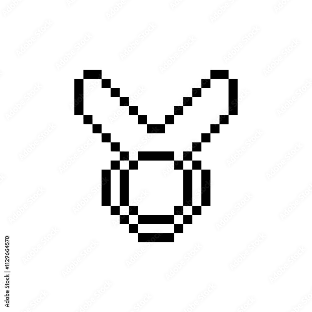 golden medallion winner pixel art golden medallion winner pixel art