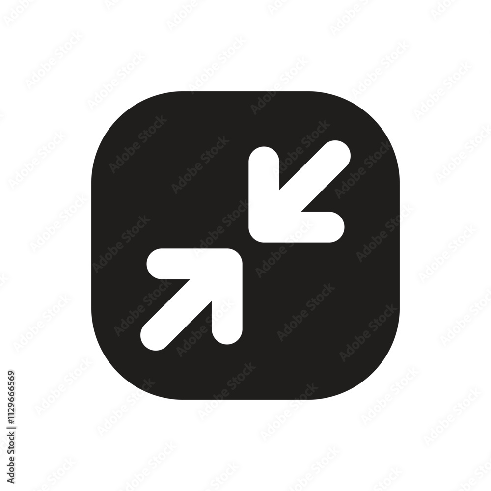 A minimalist graphic depicting a white circle with two opposing diagonal arrows indicating resizing or scaling. A minimalist graphic depicting a white circle with two opposing diagonal arrows indicating resizing or scaling.