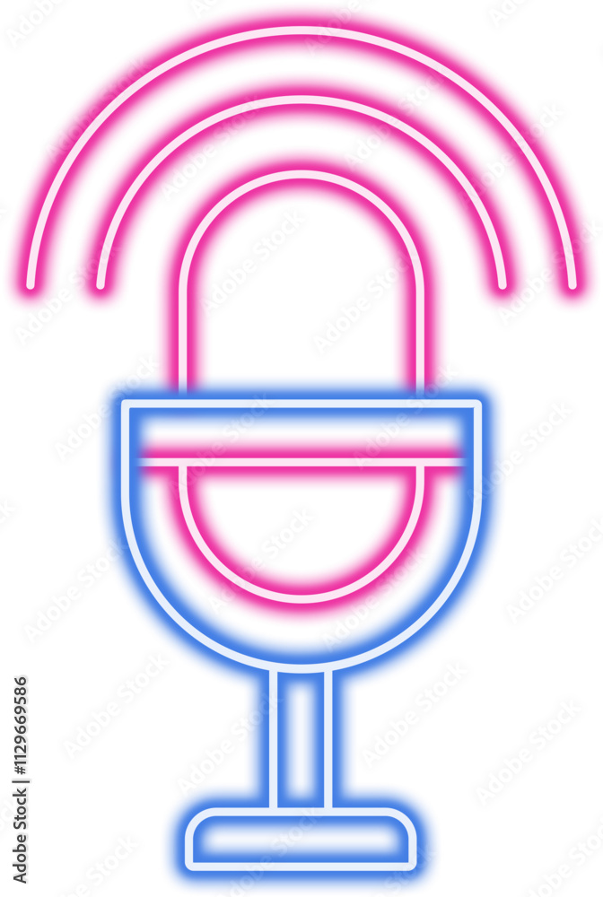 Neon Podcast Sign Neon Podcast Sign