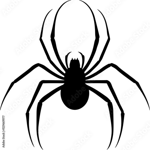 Silhouette of a Spider