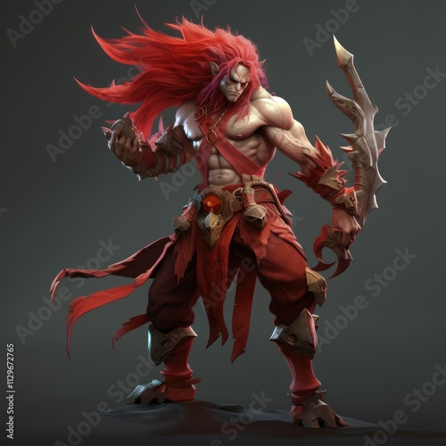 Stylized and Fantasy Hero Character - 3D Design - Dota2 Style