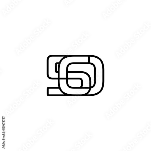 Five hundred and sixty number icon with continuous line. One line icon. Vector illustration.