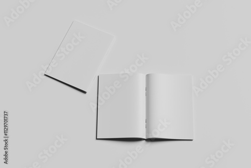 A4 MAGAZINE BROCHURE MOCKUP