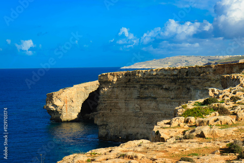 Landscape of Marfa Peninsula. photo