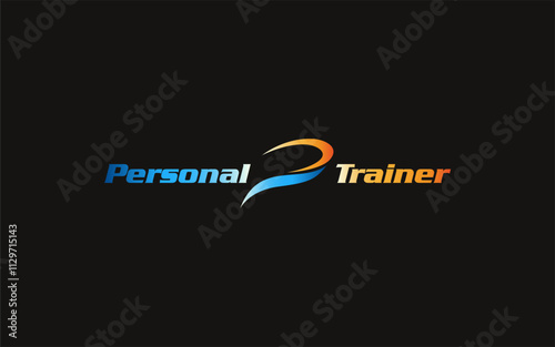 Illustration graphic vector of personal trainer logo design template