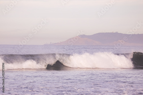 wave crashing Imperial Beach California 2024 