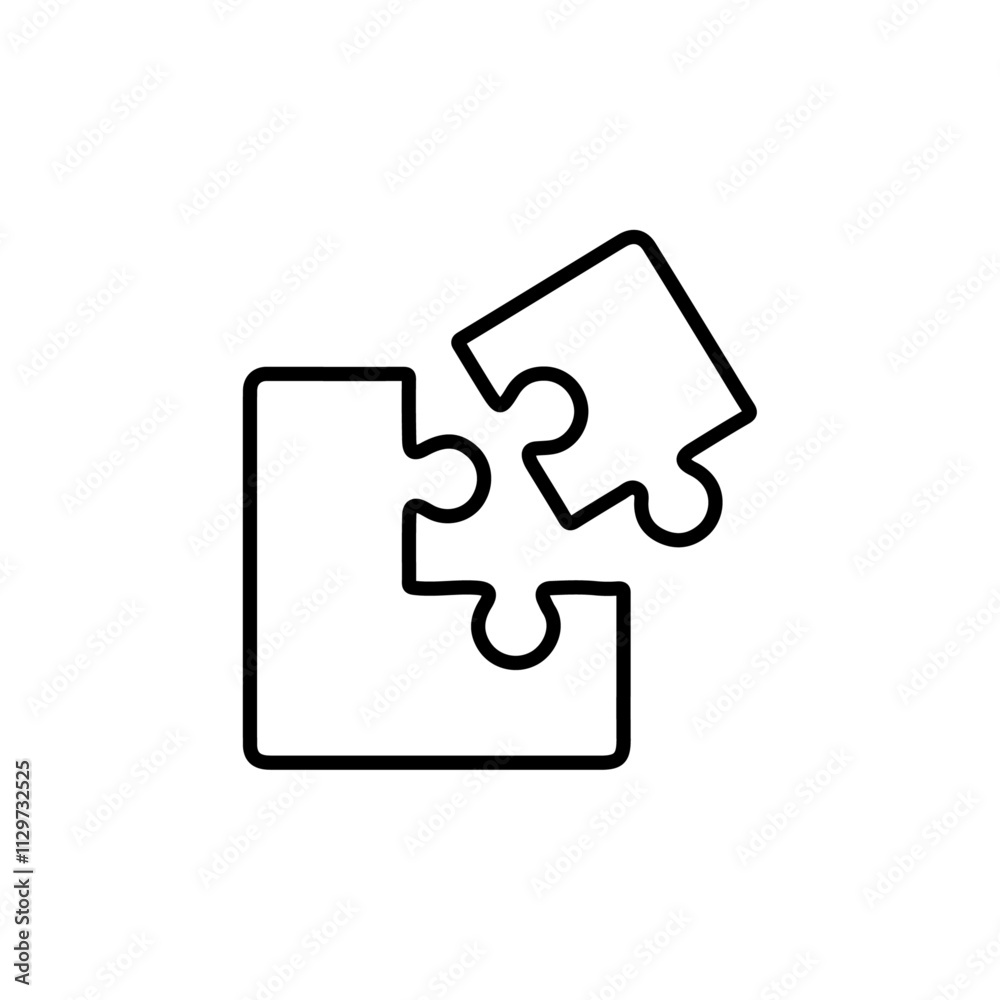 compatibility icon Flat symbol set outline