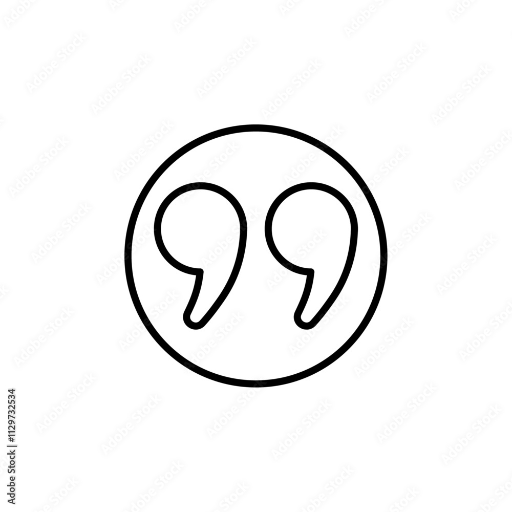 comment quote icon Flat symbol set outline comment quote icon Flat symbol set outline