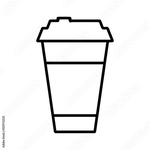 Wallpaper Mural coffee icon Flat symbol set outline Torontodigital.ca