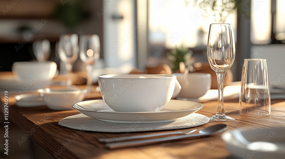 table setting in restaurant table setting in restaurant
