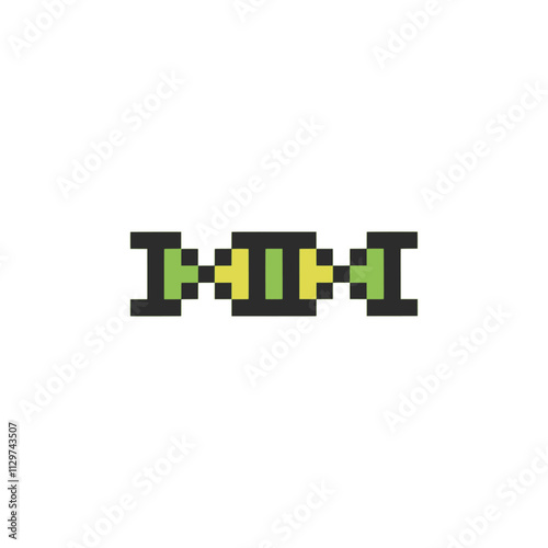 dna genetic symbol pixel art