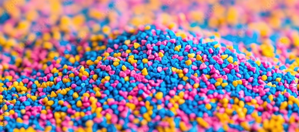 Fototapeta premium Colorful small stones texture background.