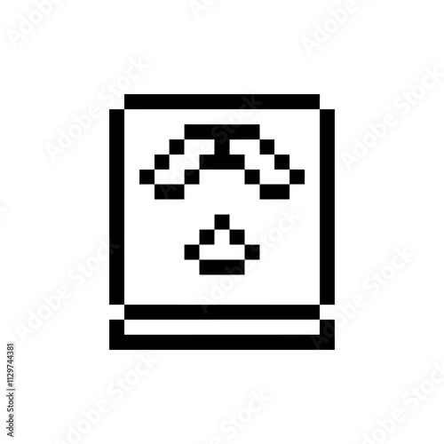 weight scales measurement pixel art