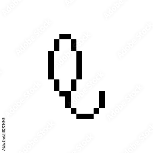sperm simple illustration pixel art