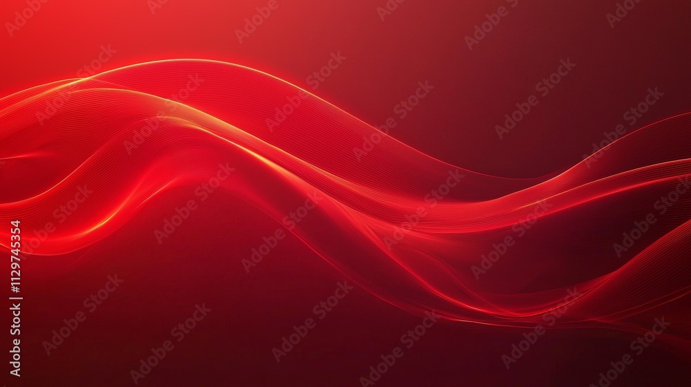 Elegant red background with smooth curves and subtle lighting effects, perfect for high-end business use Elegant red background with smooth curves and subtle lighting effects, perfect for high-end business use