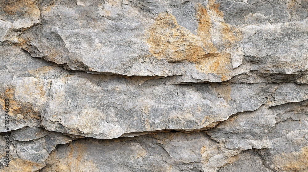 Obraz premium Detailed Grey Limestone Texture in Panoramic View for Background Use