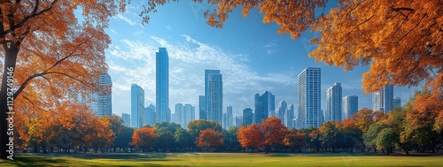 Autumn Skyline View