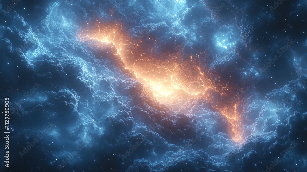 Cosmic Clash: A Dramatic Encounter of Fire and Ice Cosmic Clash: A Dramatic Encounter of Fire and Ice
