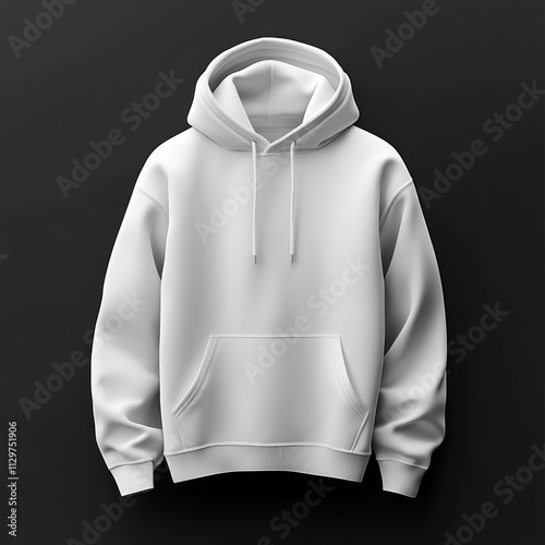 Blank White Hoodie Mockup